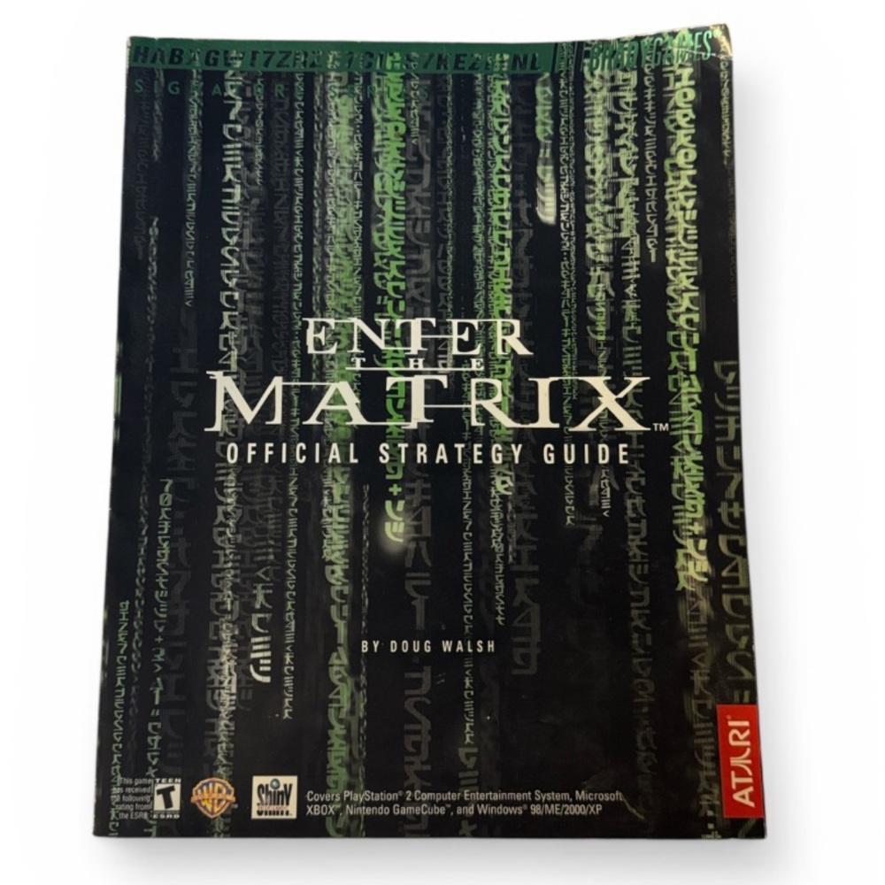 Enter the Matrix Official Strategy Guide - Green & Black Cover 2003
